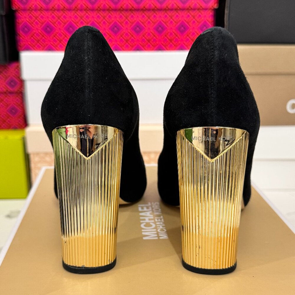 MICHAEL KORS Black Suede Paloma Pump - Picture 7 of 12
